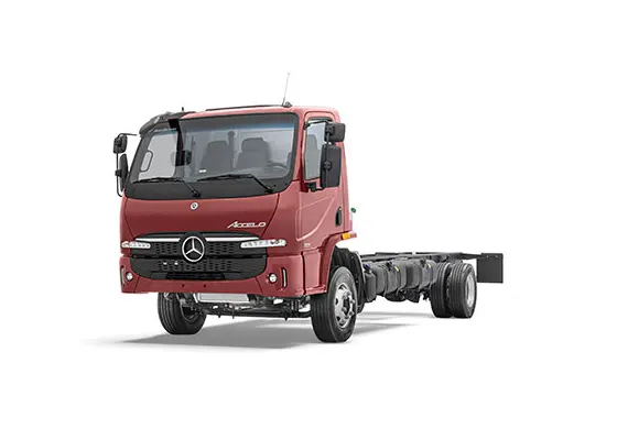 novo accelo 1117 bau frigorificado + caminhoes + mercedes-benz + sp