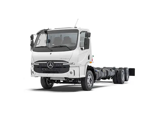 novo accelo 1417 logistica frutas + caminhoes + mercedes-benz + sp